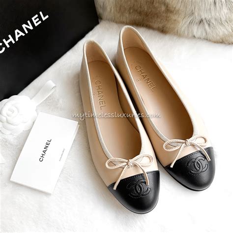 chanel ballet flats price 2017|Chanel ballet flats beige.